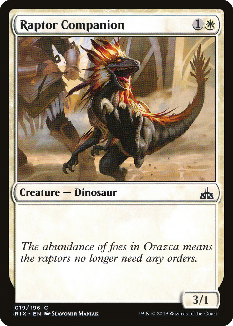 Raptor Companion (RIX-019) - Rivals of Ixalan