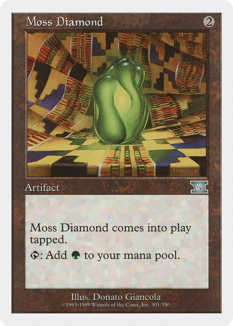 Moss Diamond (6ED-301) - Classic Sixth Edition