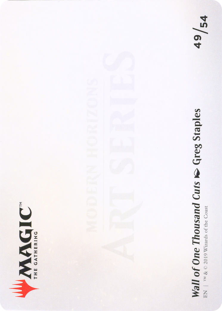 Wall of One Thousand Cuts // Wall of One Thousand Cuts (AMH1-049) - Modern Horizons Art Series (Borderless)