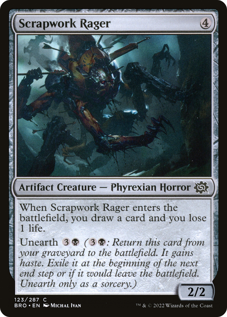 Scrapwork Rager (BRO-123) - The Brothers' War Foil