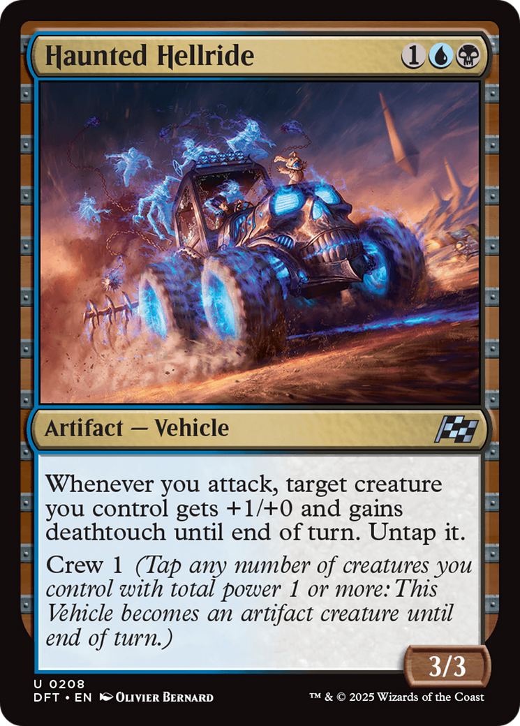 Haunted Hellride (DFT-208) - Aetherdrift Foil
