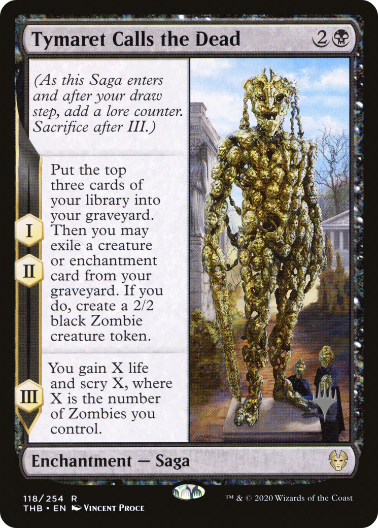 Tymaret Calls the Dead (PPTHB-118) - Theros Beyond Death Promos Foil