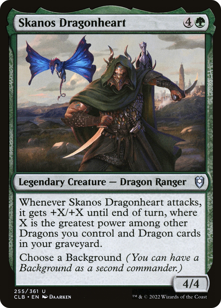 Skanos Dragonheart (CLB-255) - Commander Legends: Battle for Baldur's Gate Foil
