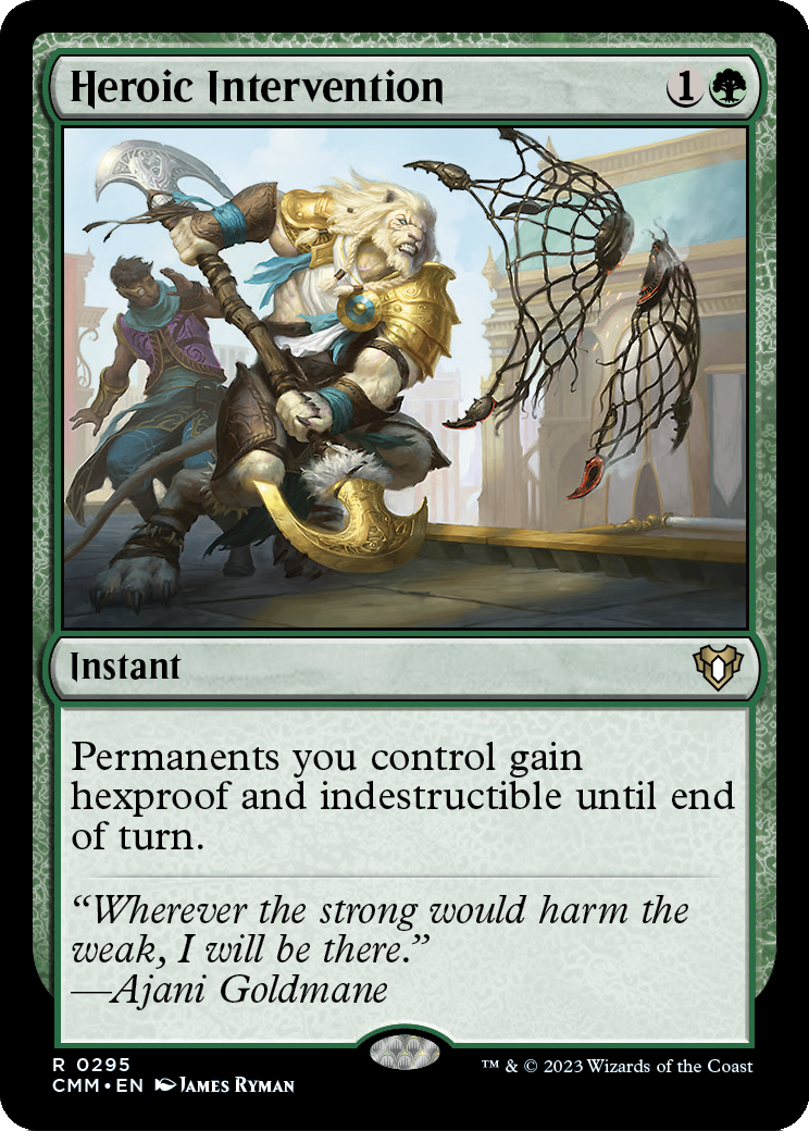 Heroic Intervention (CMM-295) - Commander Masters