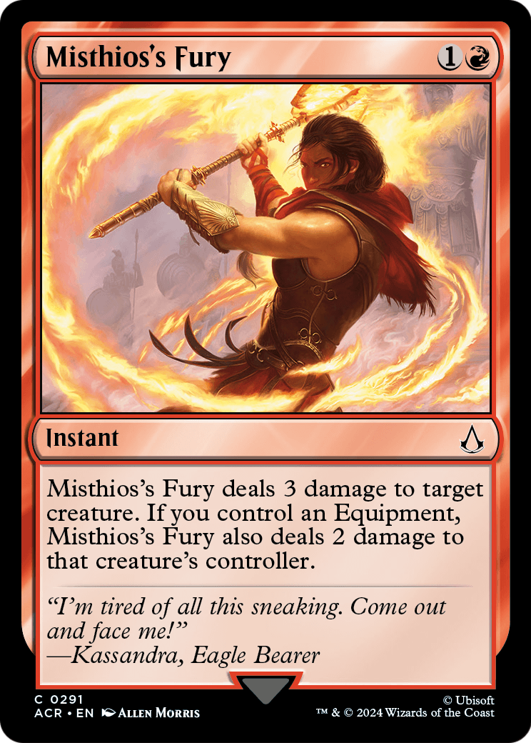 Misthios's Fury (ACR-291) - Assassin's Creed Foil