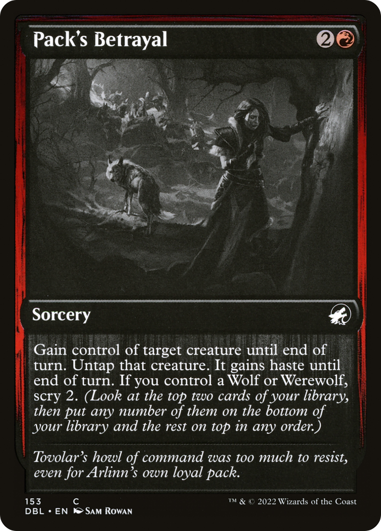 Pack's Betrayal (DBL-153) - Innistrad: Double Feature