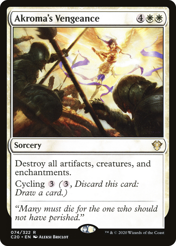 Akroma's Vengeance (C20-074) - Commander 2020