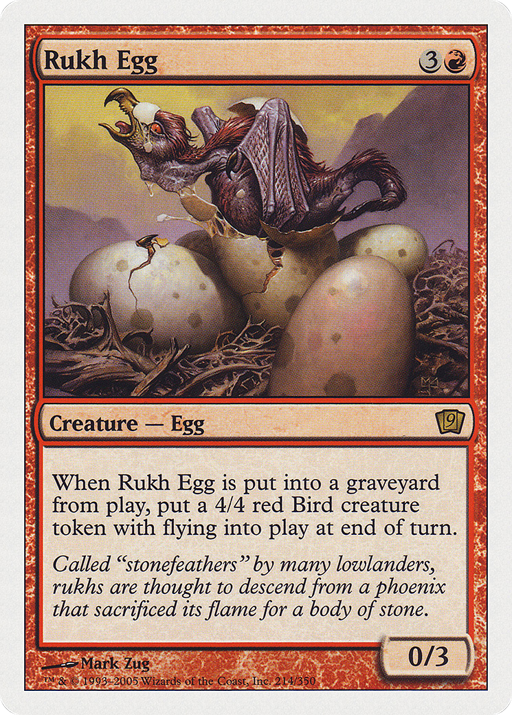 Rukh Egg (9ED-214) - 9th Edition