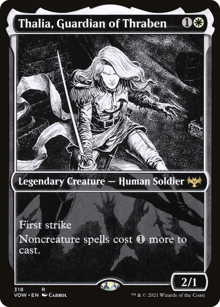 Thalia, Guardian of Thraben (Showcase) (VOW-318) - Innistrad: Crimson Vow: (Showcase)