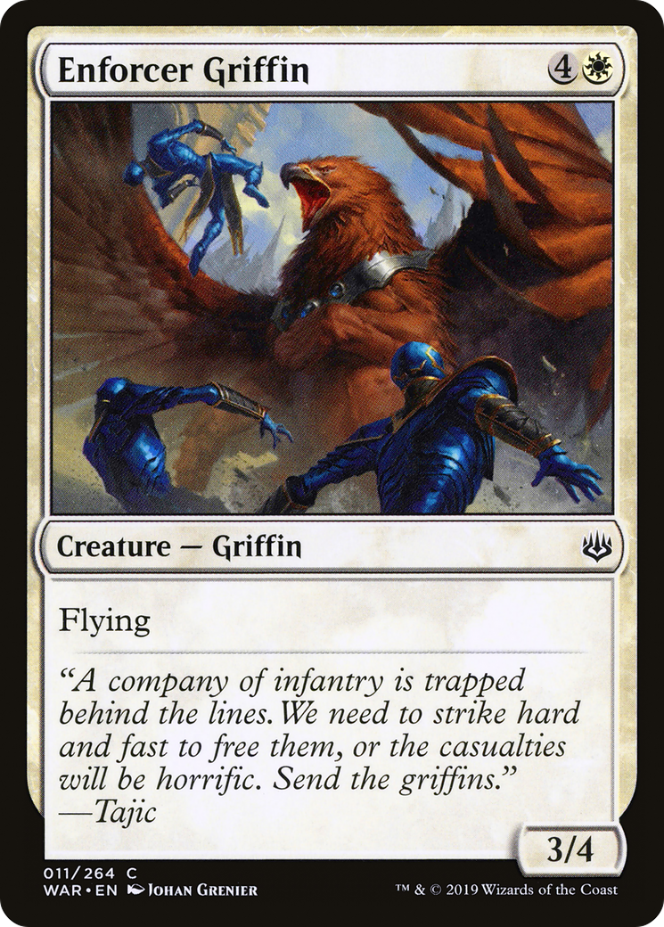 Enforcer Griffin (WAR-011) - War of the Spark Foil