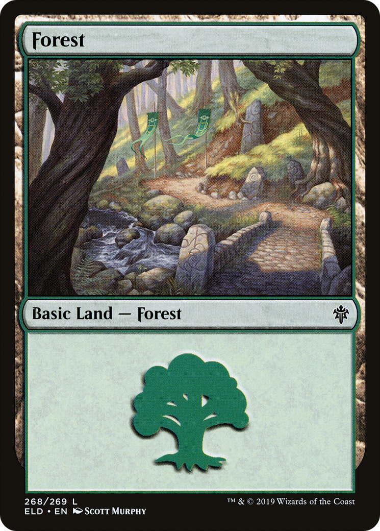 Forest (268) (ELD-268) - Throne of Eldraine