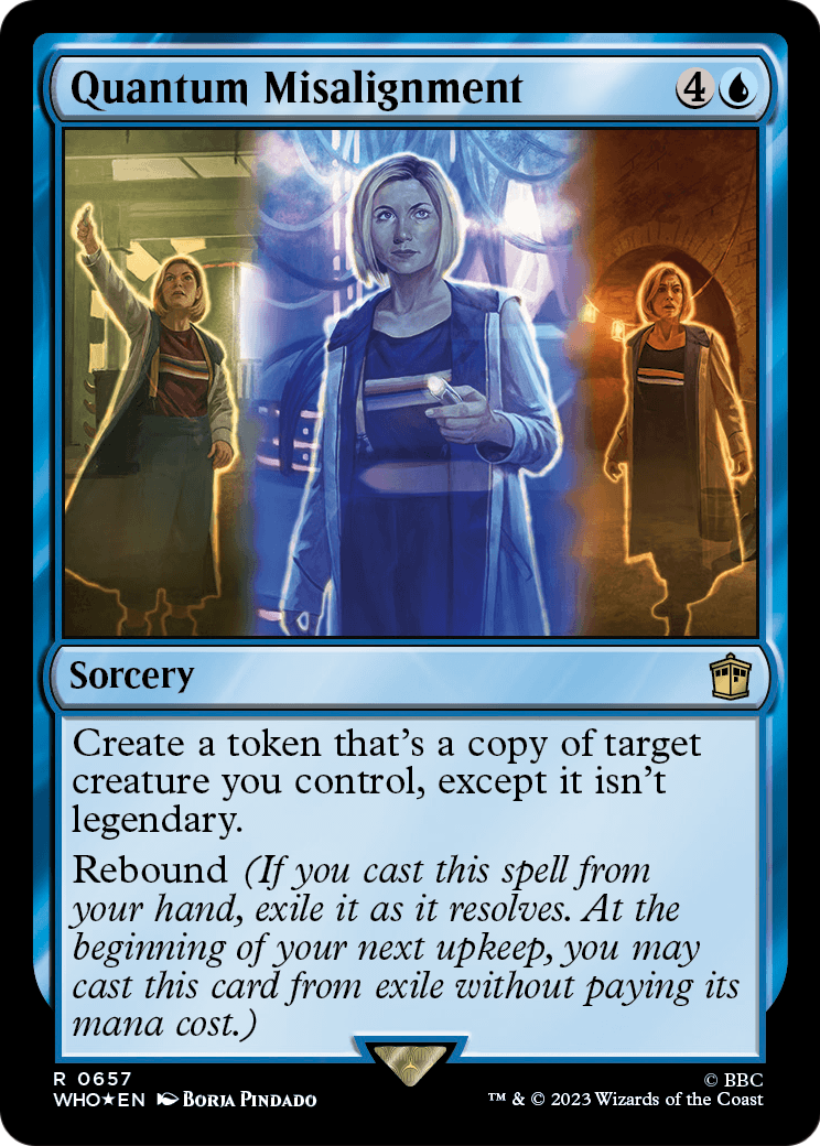 Quantum Misalignment (Surge Foil) (WHO-657) - Doctor Who Foil