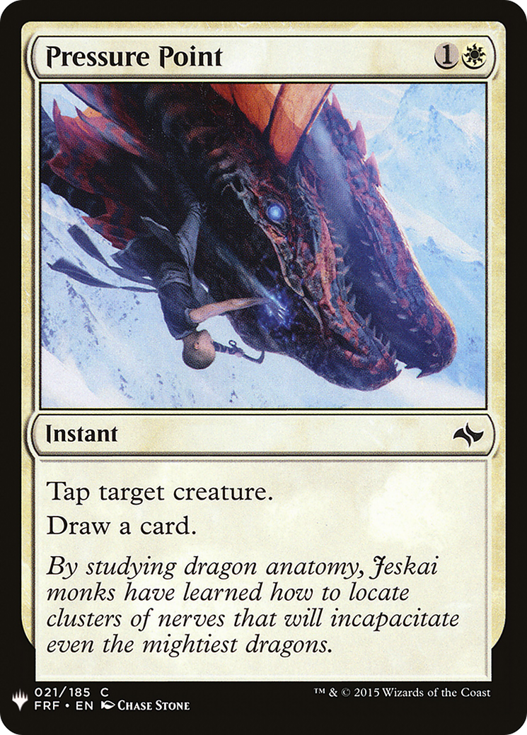 Pressure Point (LIST-FRF-21) - The List