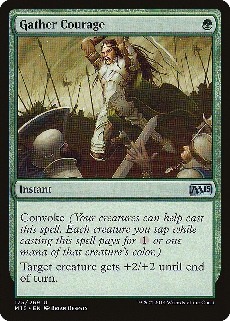 Gather Courage (M15-175) - Magic 2015 Foil