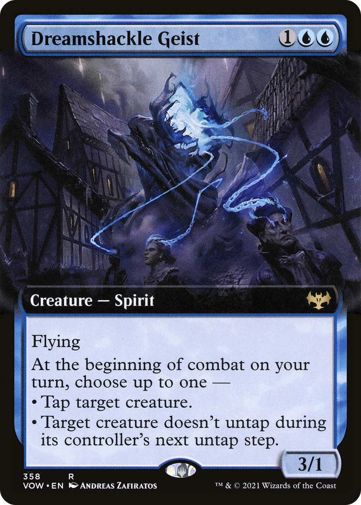 Dreamshackle Geist (Extended Art) (VOW-358) - Innistrad: Crimson Vow: (Extended Art) Foil