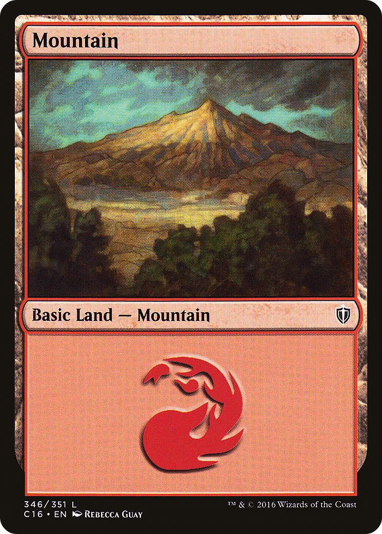 Mountain (346) (C16-346) - Commander 2016