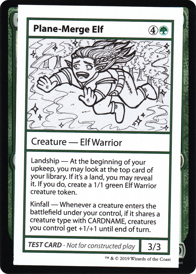 Plane-Merge Elf (No PW Symbol) (CMB1-) - Mystery Booster Playtest Cards 2021