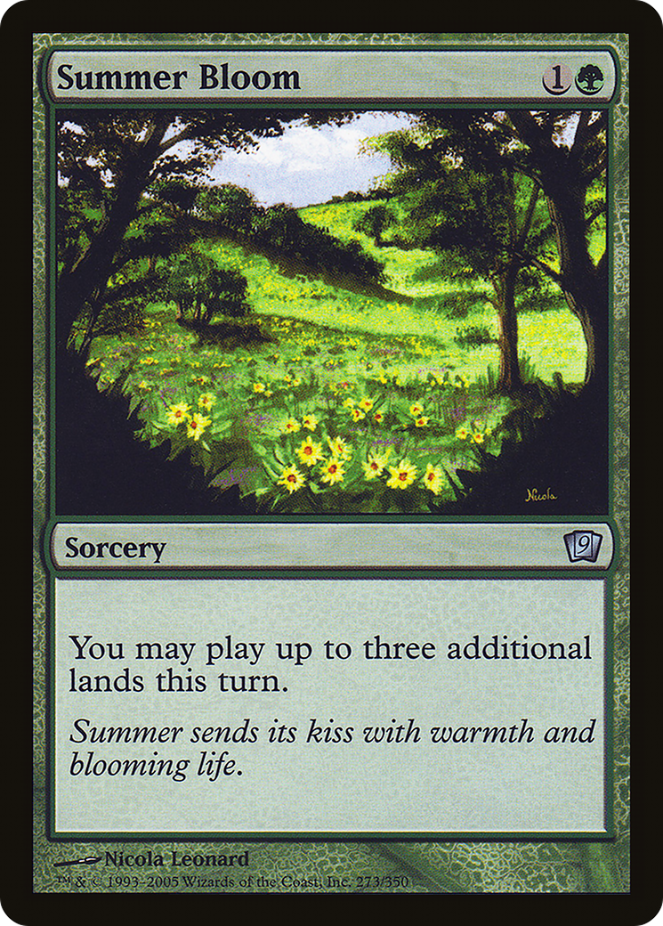 Summer Bloom (9ED-273) - 9th Edition