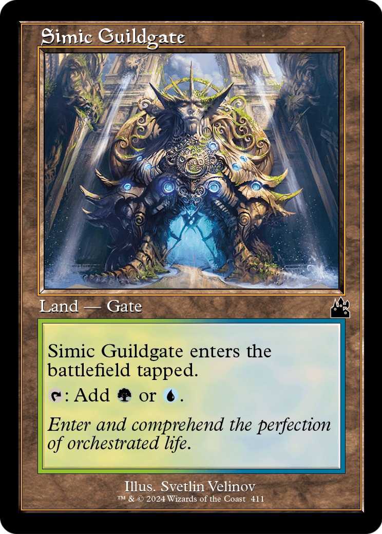 Simic Guildgate (Retro Frame) (RVR-411) - Ravnica Remastered