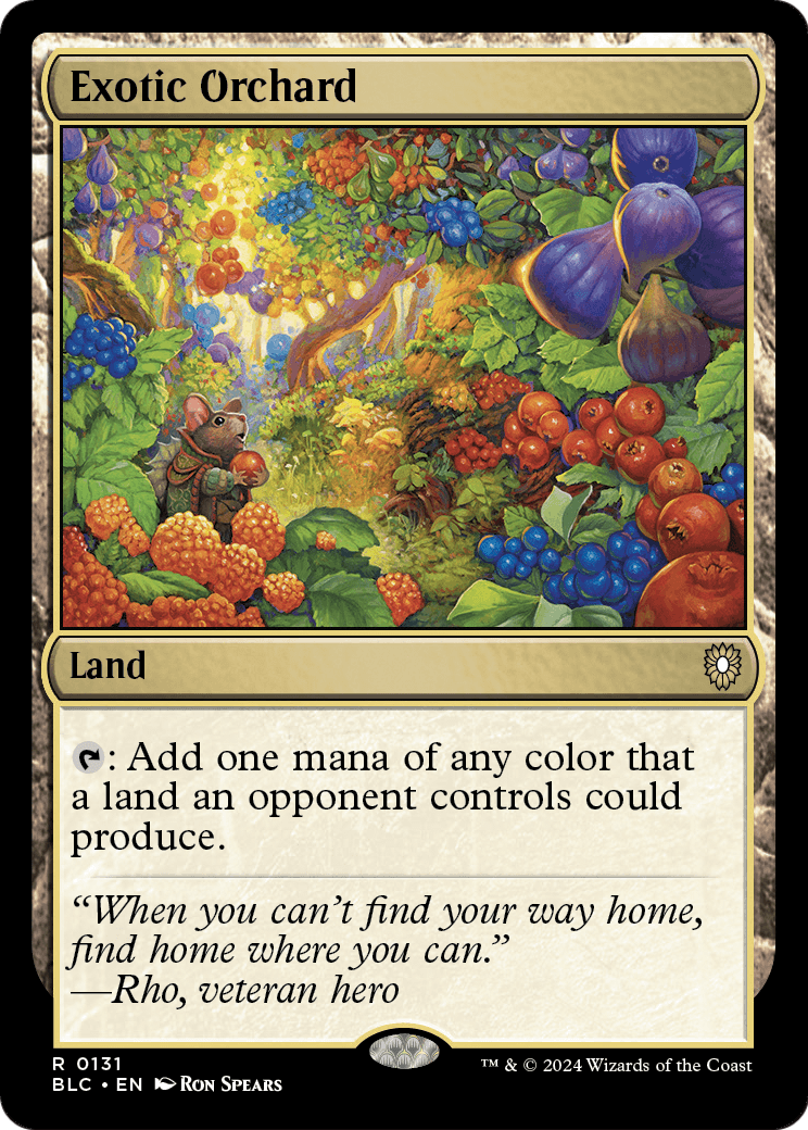Exotic Orchard (BLC-131) - Bloomburrow Commander
