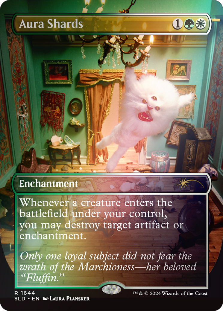 Aura Shards (Rainbow Foil) (SLD-1644★) - Secret Lair Drop (Borderless) Foil