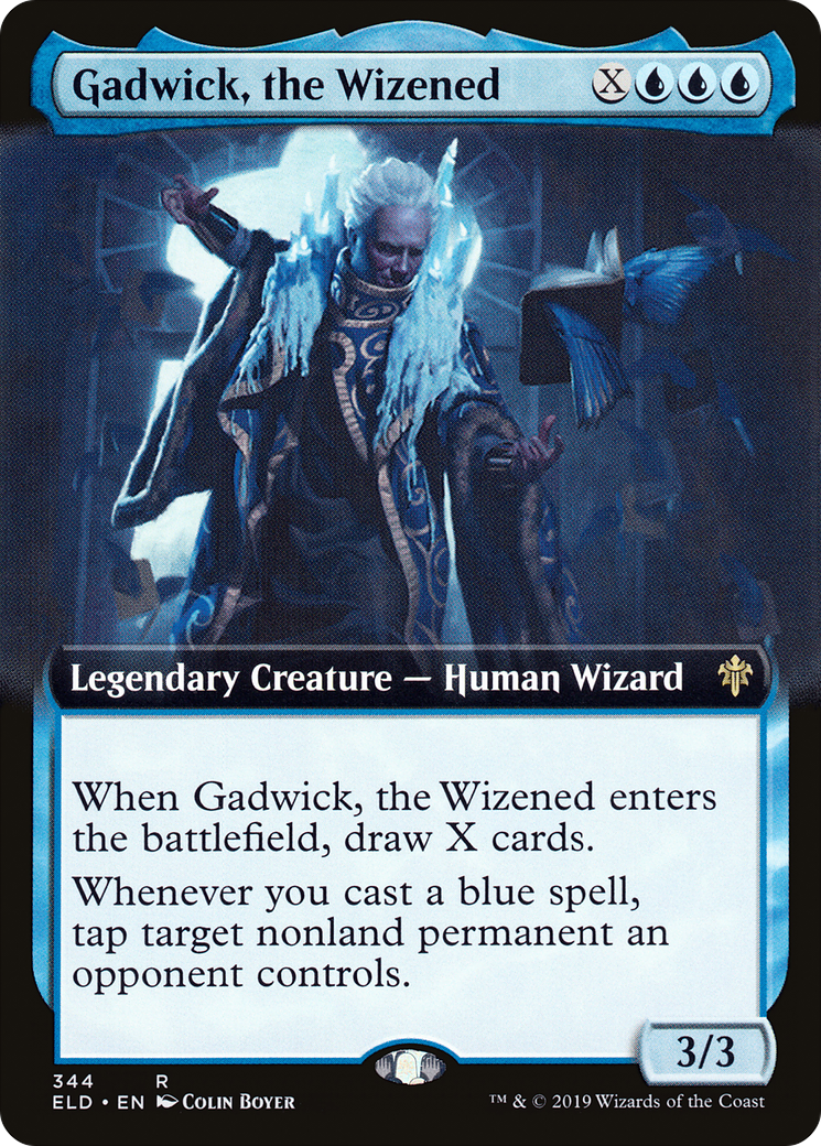 Gadwick, the Wizened (Extended Art) (ELD-344) - Throne of Eldraine: (Extended Art) Foil