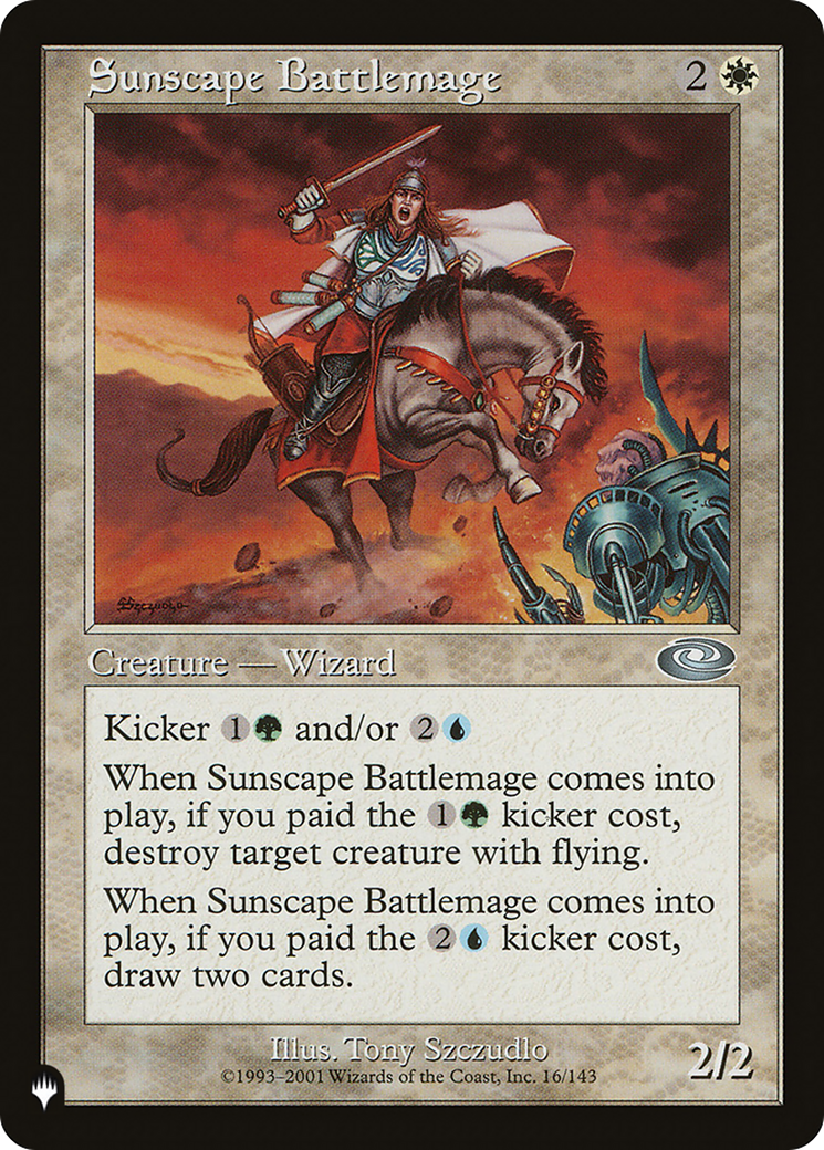 Sunscape Battlemage (LIST-PLS-16) - The List
