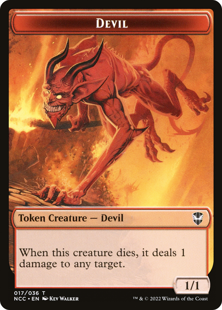 Devil (TNCC-017) - New Capenna Commander Tokens