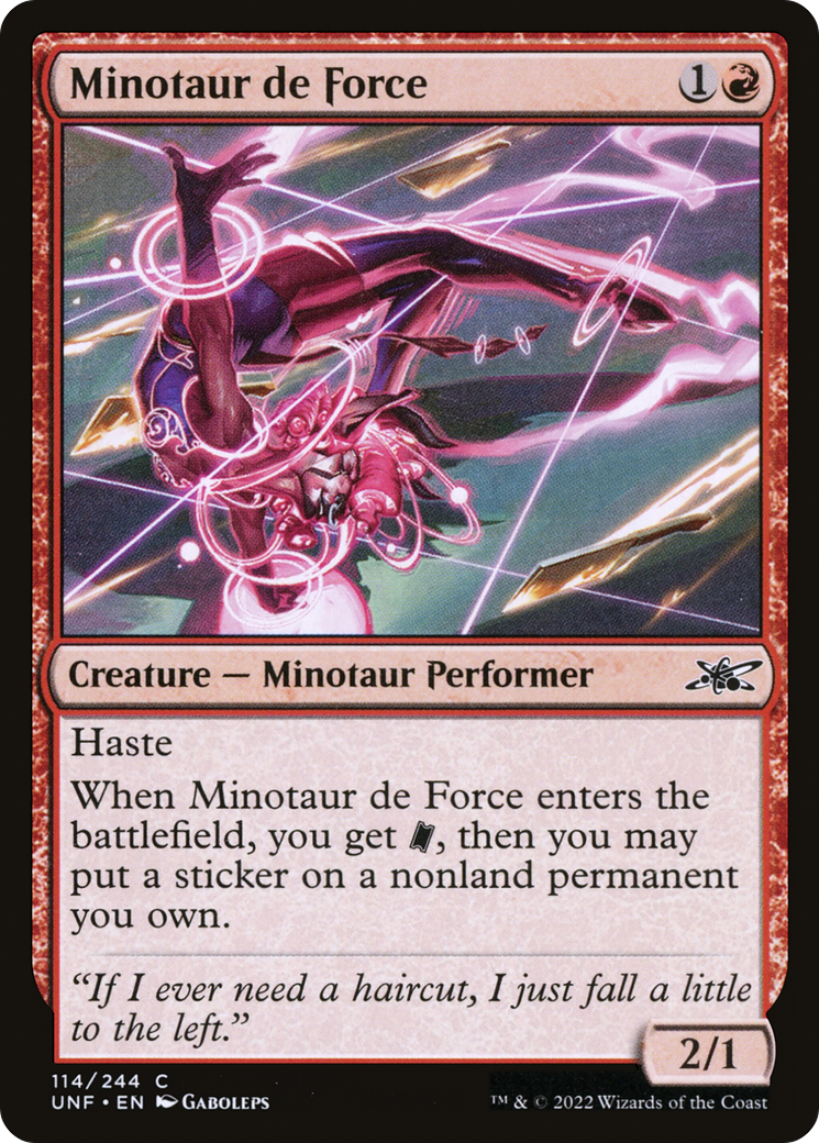 Minotaur de Force (UNF-114) - Unfinity