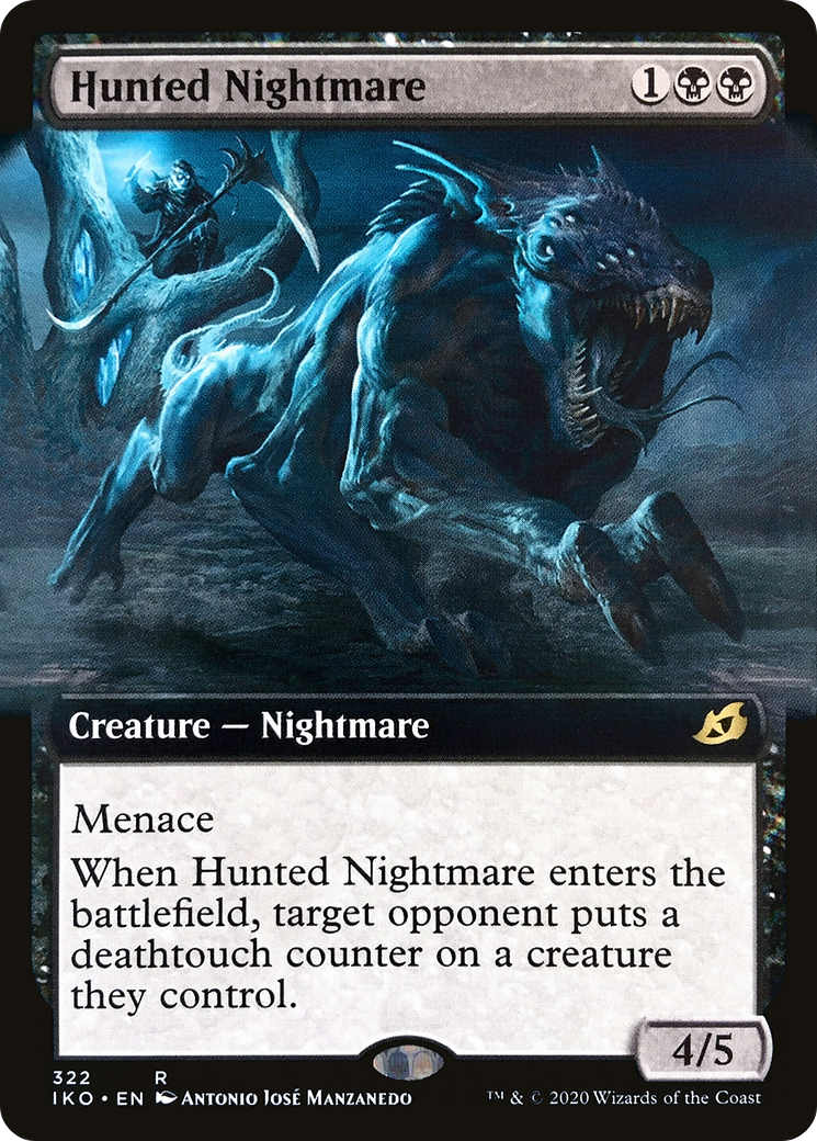 Hunted Nightmare (Extended Art) (IKO-322) - Ikoria: Lair of Behemoths: (Extended Art) Foil