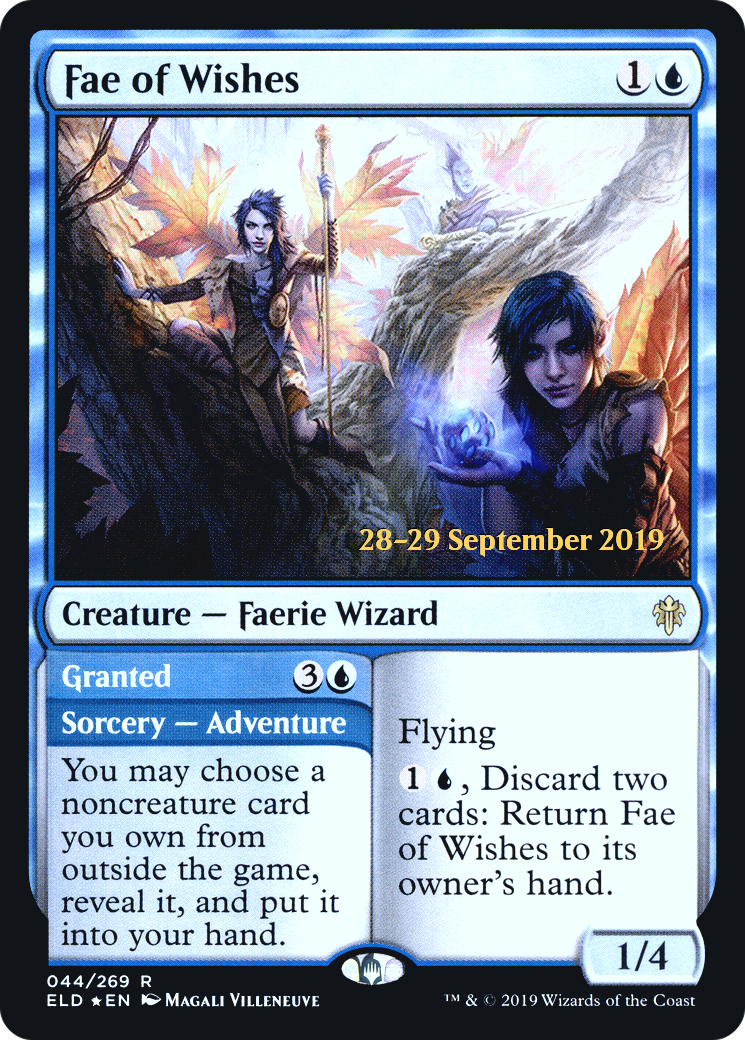 Fae of Wishes (PRE-44S) - Throne of Eldraine Promos Foil