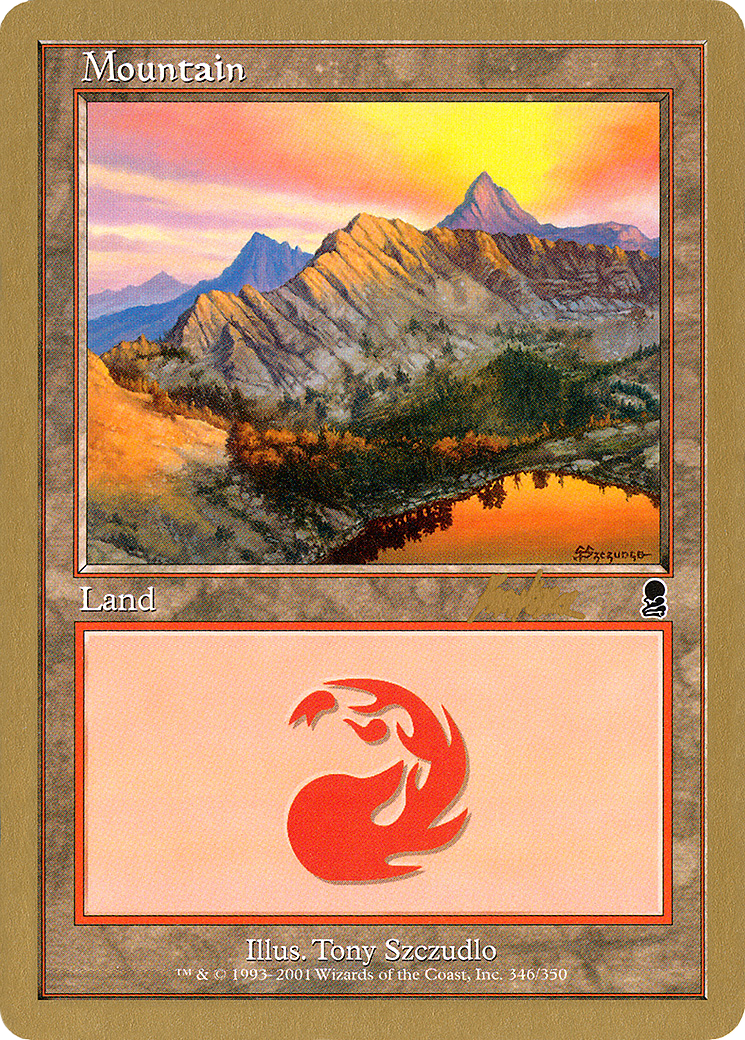 Mountain (346) - 2002 Brian Kibler (ODY) (WCD-) - World Championship Decks 2002