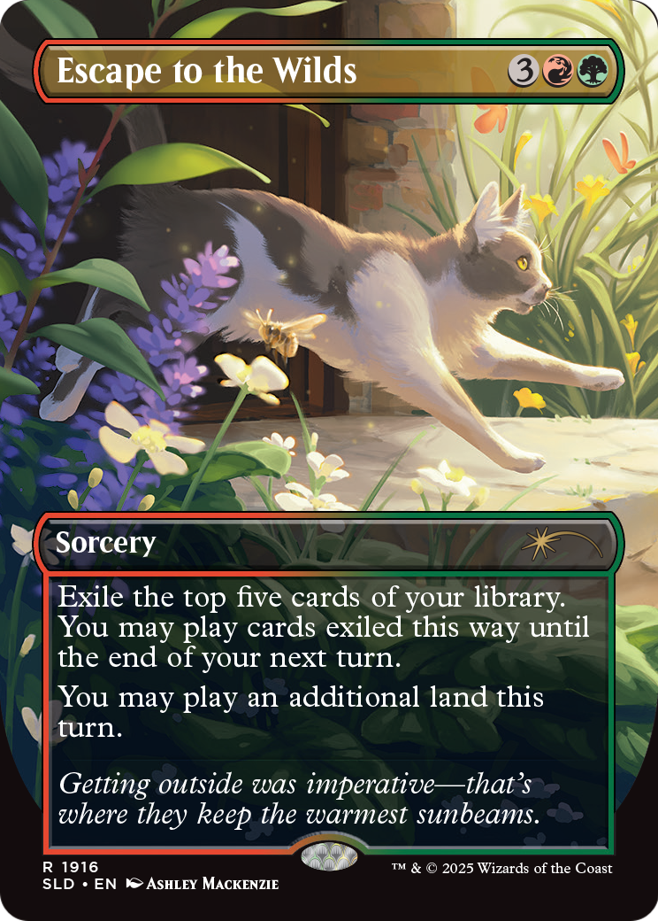 Escape to the Wilds (SLD-1916) - Secret Lair Drop (Borderless) Foil