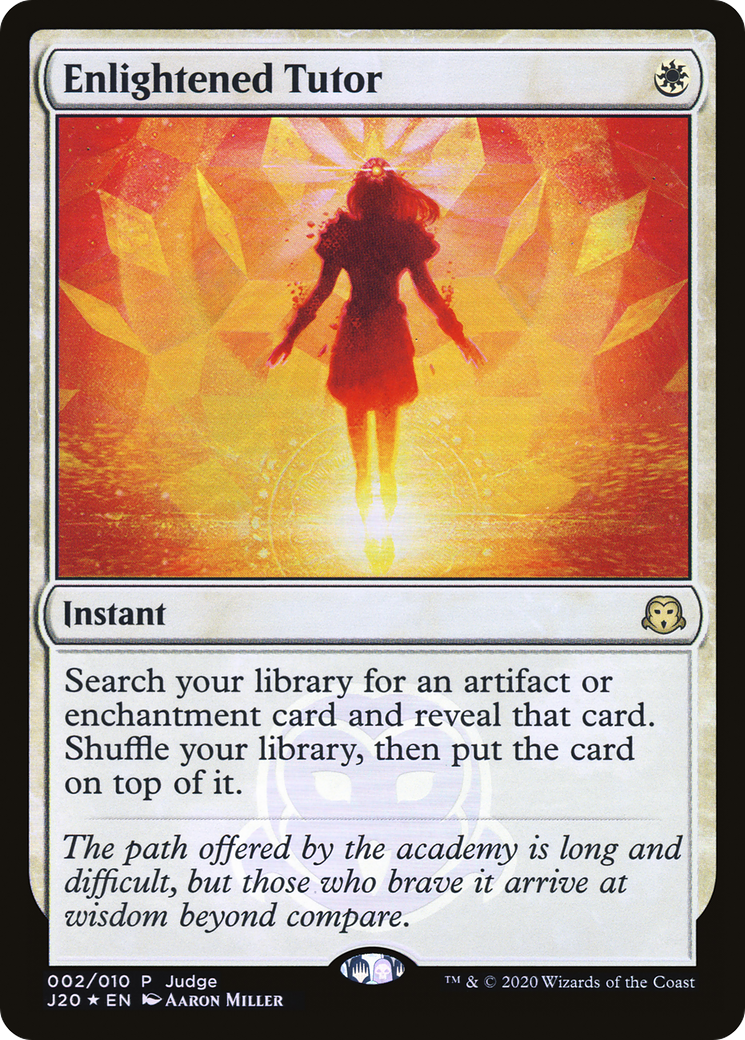 Enlightened Tutor (JDG-002) - Judge Gift Cards 2020 Foil