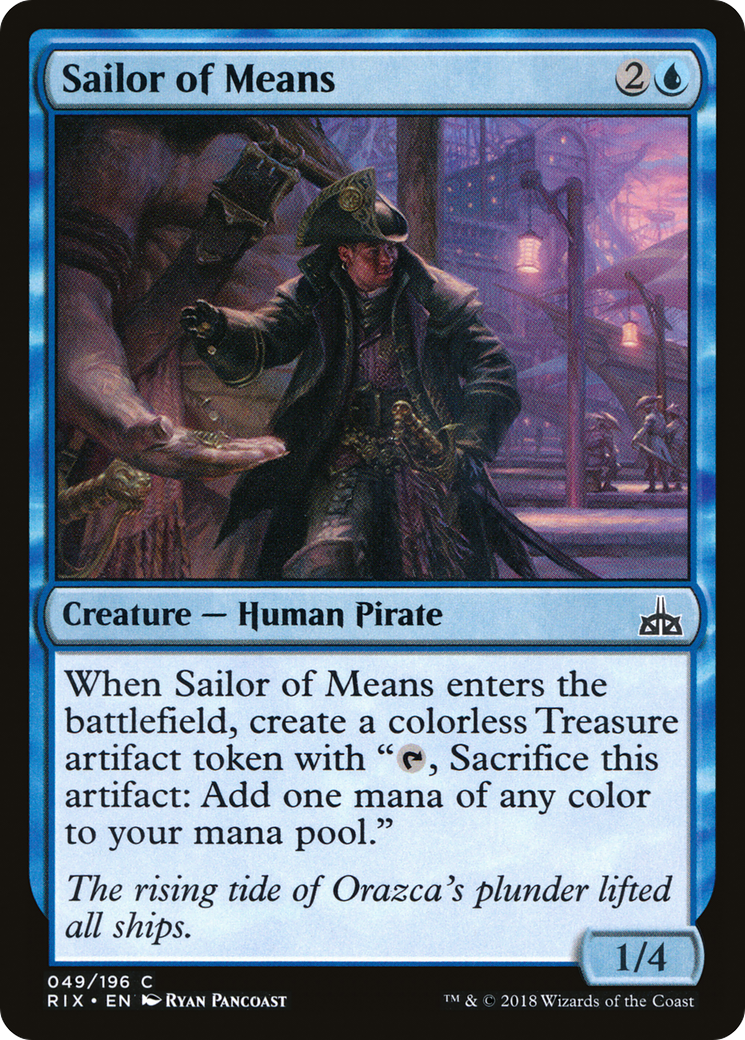 Sailor of Means (RIX-049) - Rivals of Ixalan Foil
