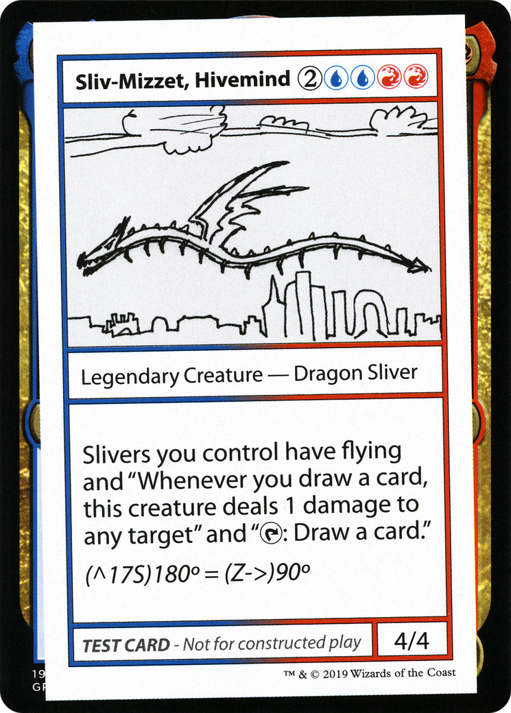 Sliv-Mizzet, Hivemind (No PW Symbol) (CMB1-) - Mystery Booster Playtest Cards 2021