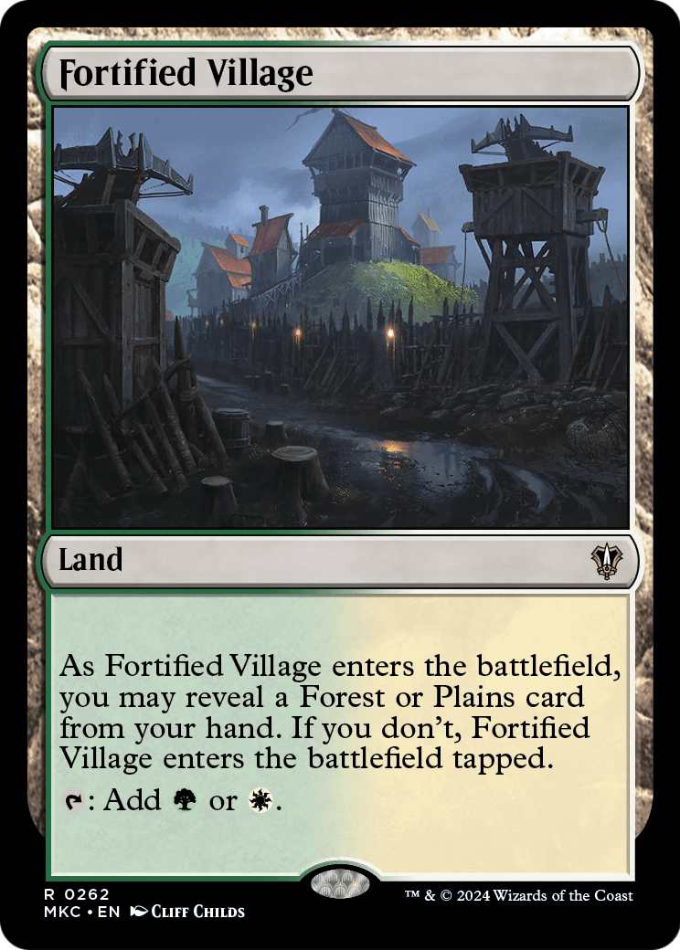 Fortified Village (MKC-262) - Murders at Karlov Manor Commander