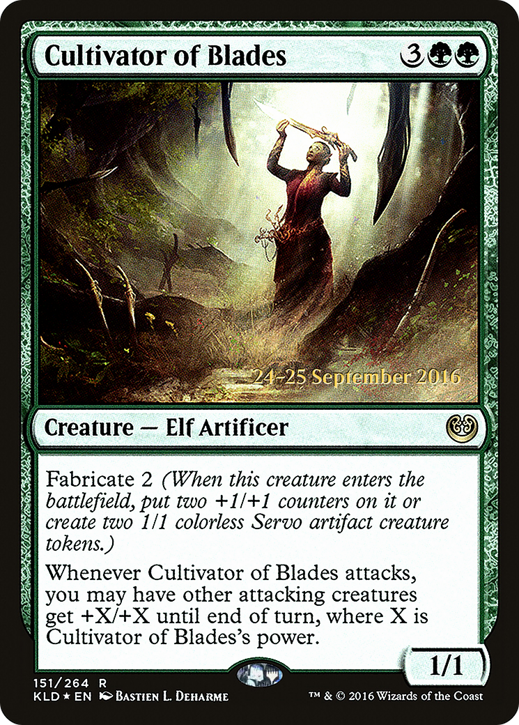 Cultivator of Blades (PRE-151S) - Kaladesh Promos Foil
