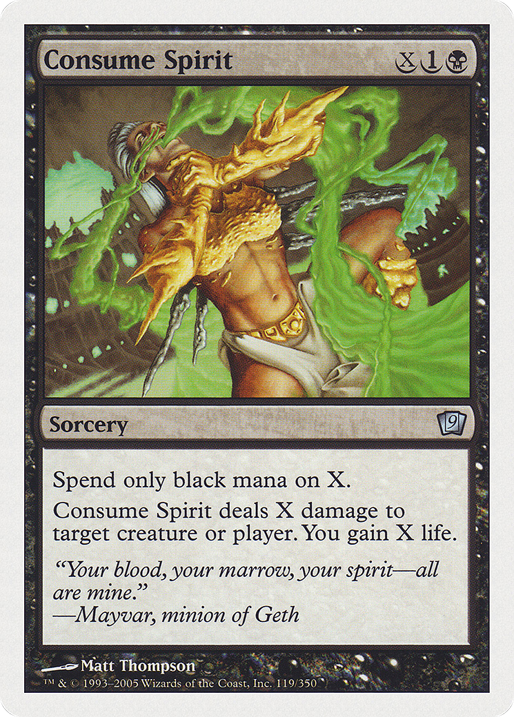 Consume Spirit (9ED-119) - 9th Edition Foil