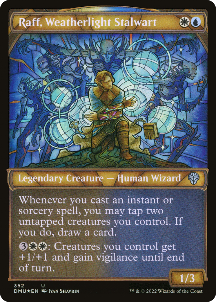 Raff, Weatherlight Stalwart (Textured Foil) (DMU-352) - Dominaria United: (Showcase) Foil