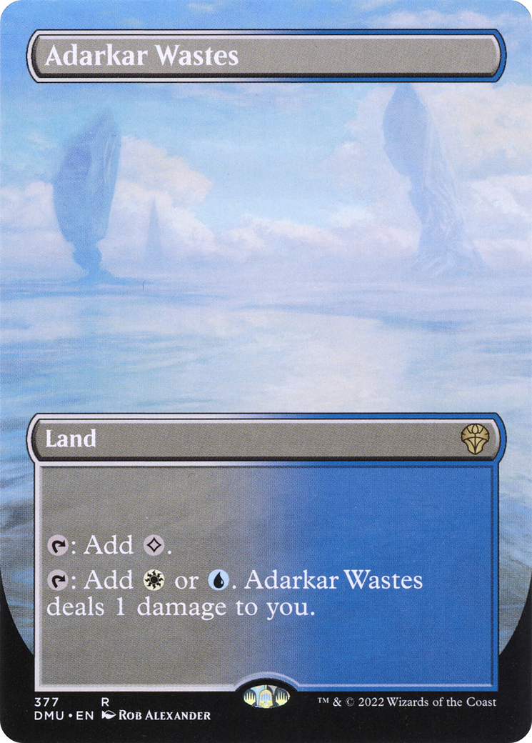 Adarkar Wastes (Borderless) (DMU-377) - Dominaria United