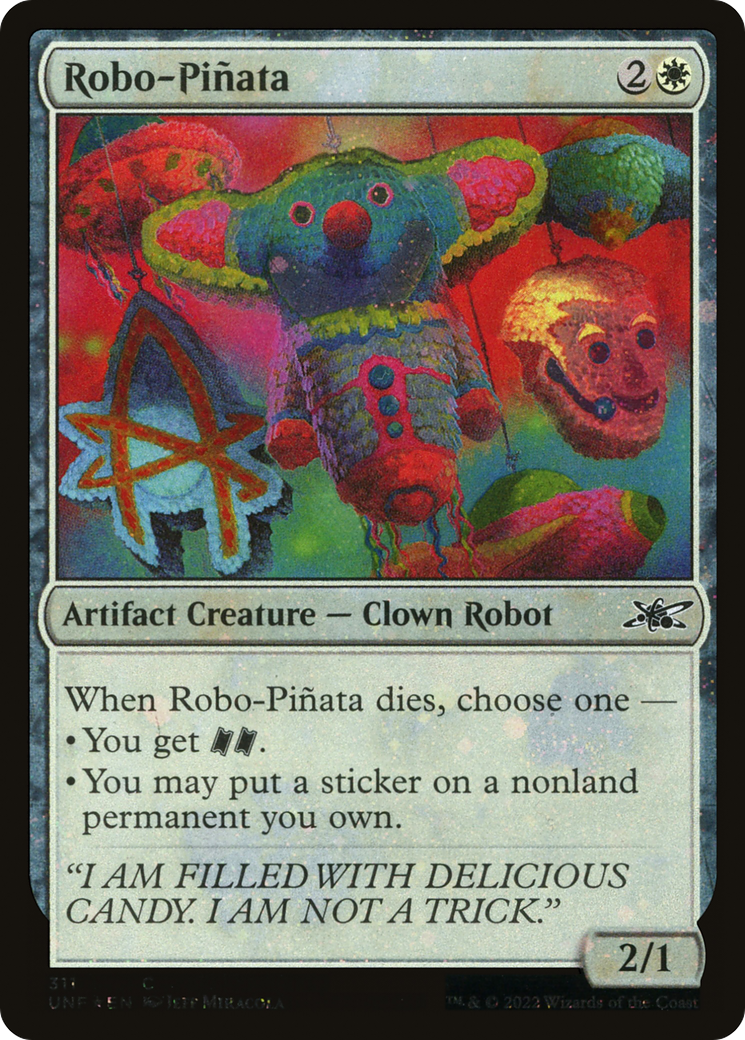 Robo-Pinata (Galaxy Foil) (UNF-311) - Unfinity Foil