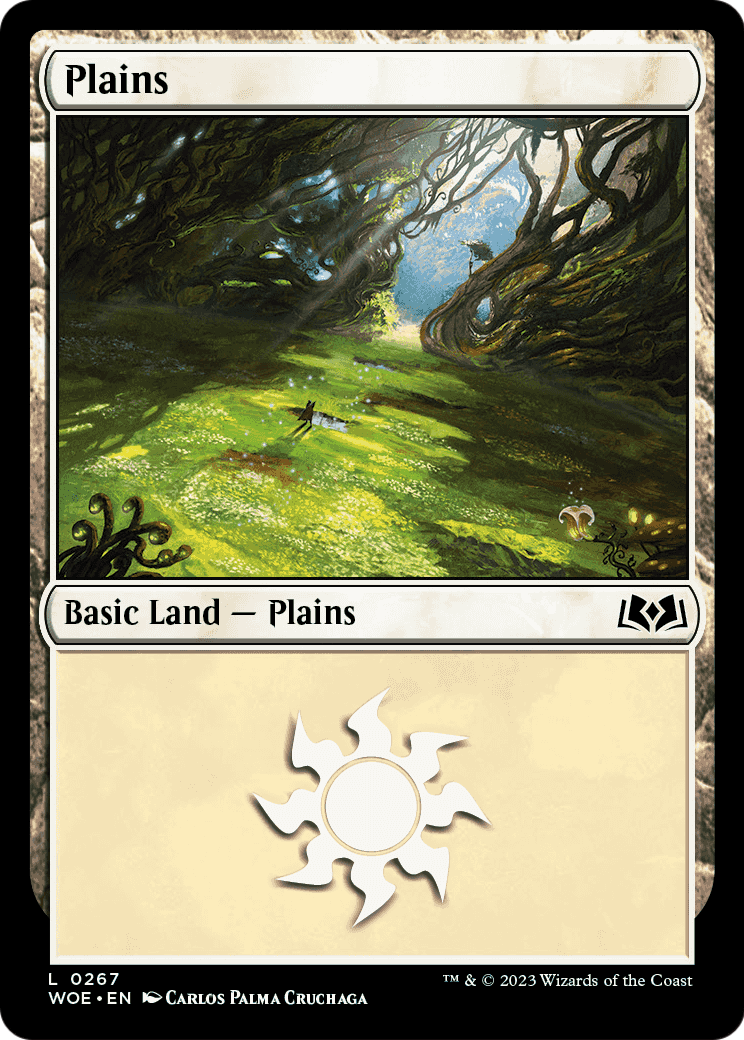 Plains (0267) (WOE-267) - Wilds of Eldraine Foil