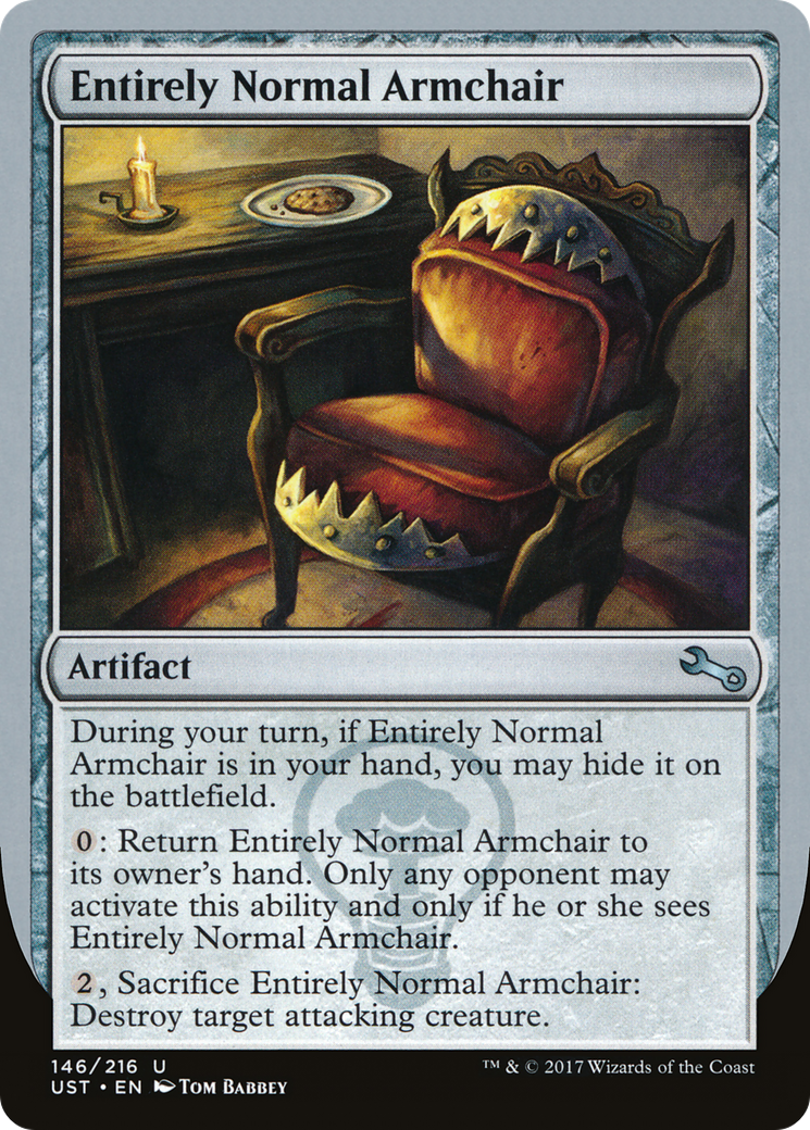 Entirely Normal Armchair (UST-146) - Unstable