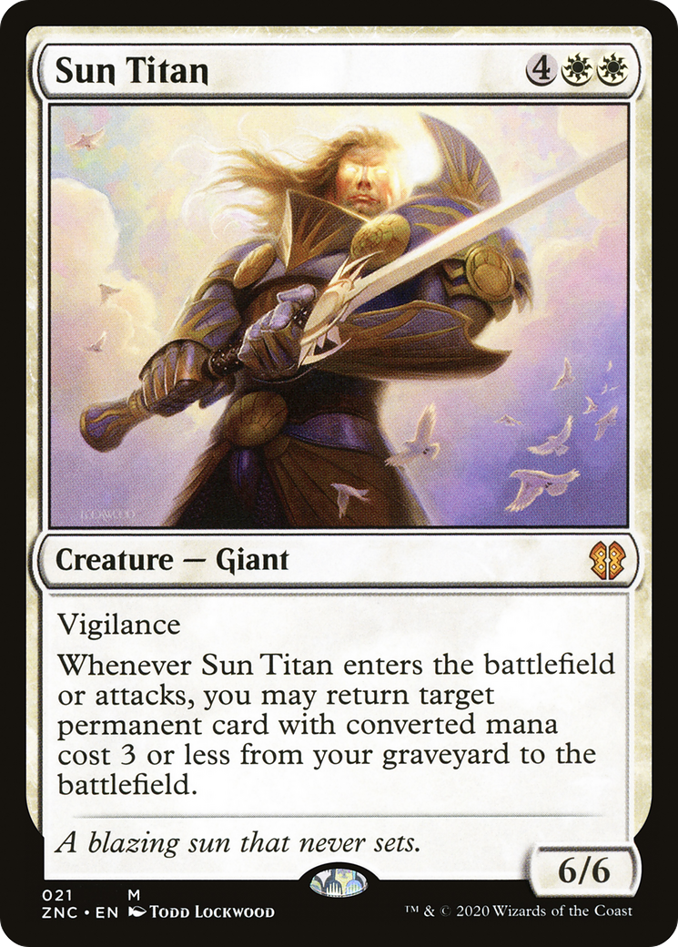 Sun Titan (ZNC-021) - Zendikar Rising Commander