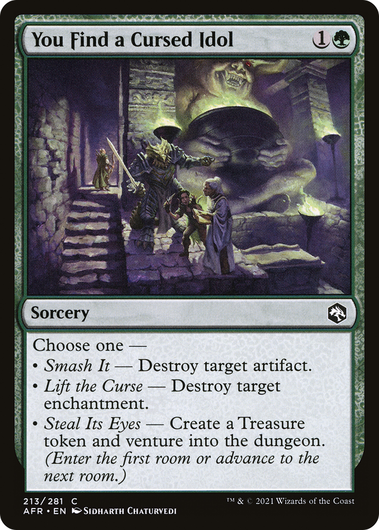You Find a Cursed Idol (AFR-213) - Adventures in the Forgotten Realms Foil
