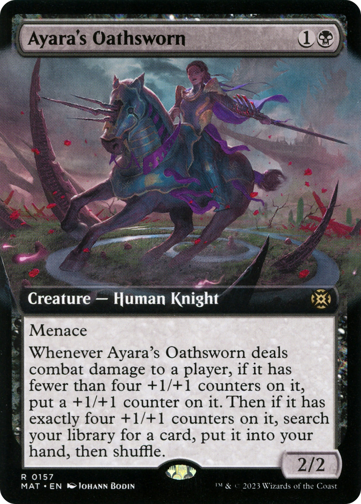 Ayara's Oathsworn (Extended Art) (MAT-157) - March of the Machine: The Aftermath: (Extended Art) Foil