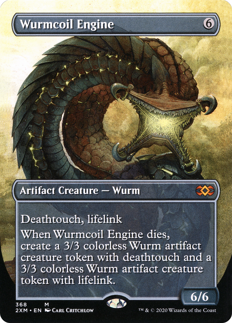 Wurmcoil Engine (Borderless) (2XM-368) - Double Masters Foil