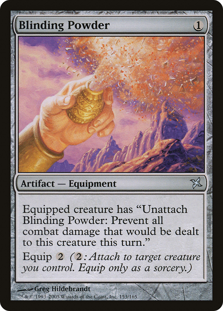Blinding Powder (BOK-153) - Betrayers of Kamigawa Foil