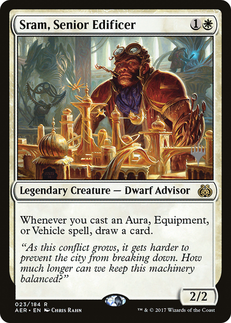 Sram, Senior Edificer (PPKHM-) - Aether Revolt Promos Foil
